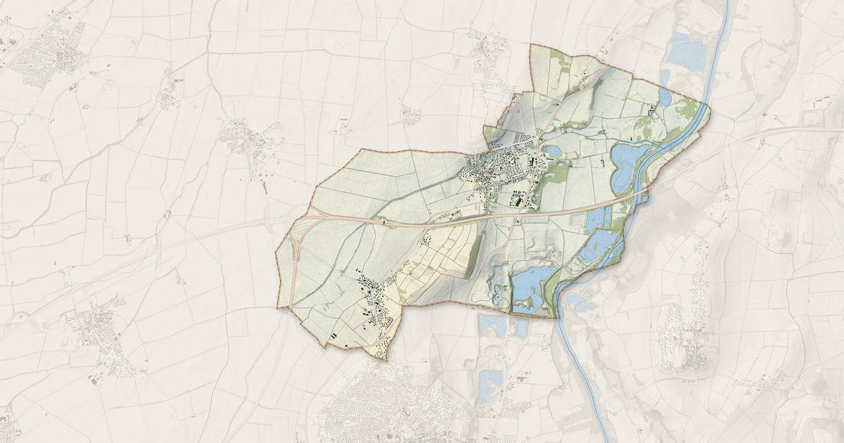 Portrait cartographique de Les Martres-d'Artière : relief, eau, forêts, bâti et voies, calculés à partir des données de l'IGN