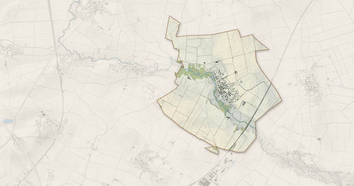 Portrait cartographique de Martres-sur-Morge : relief, eau, forêts, bâti et voies, calculés à partir des données de l'IGN