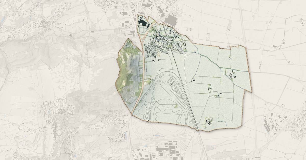 Portrait cartographique de Ménétrol : relief, eau, forêts, bâti et voies, calculés à partir des données de l'IGN