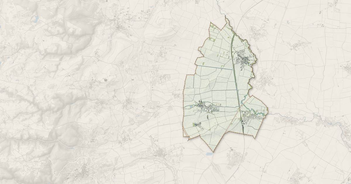 Portrait cartographique de Chambaron sur Morge : relief, eau, forêts, bâti et voies, calculés à partir des données de l'IGN