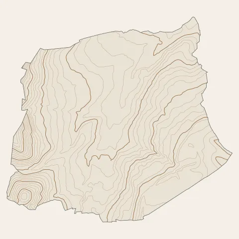 Nohanent : courbes de niveau