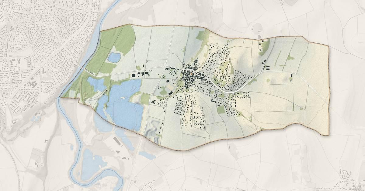 Portrait cartographique de Pérignat-sur-Allier : relief, eau, forêts, bâti et voies, calculés à partir des données de l'IGN