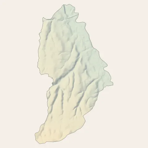 Peschadoires : relief