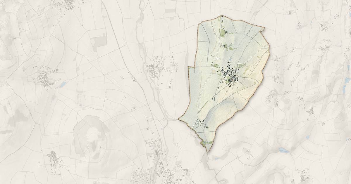 Portrait cartographique de Reignat : relief, eau, forêts, bâti et voies, calculés à partir des données de l'IGN