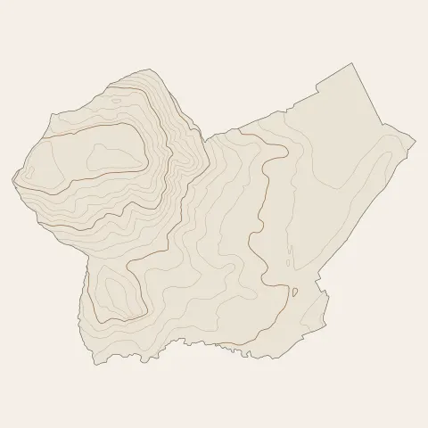 La Roche-Blanche : courbes de niveau