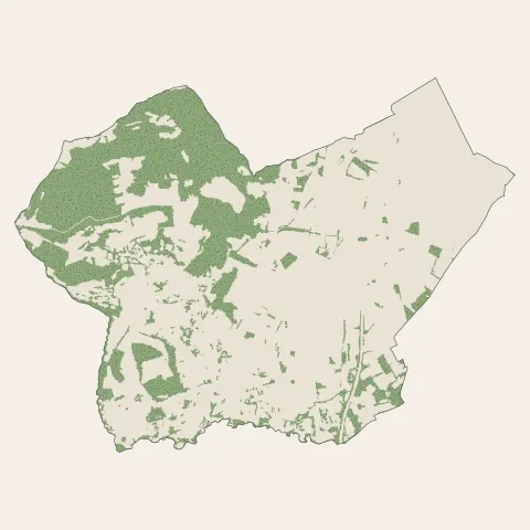 La Roche-Blanche : bois, forêts et landes