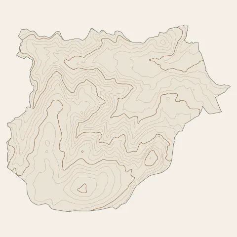 Royat : courbes de niveau