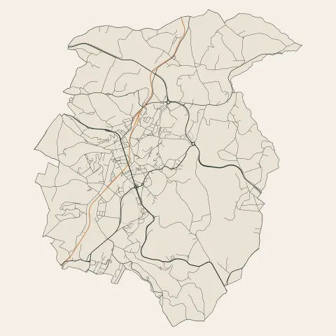 Saint-Éloy-les-Mines : voies