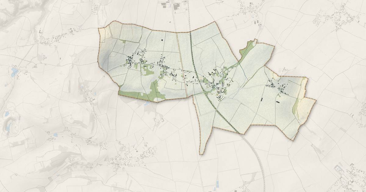 Portrait cartographique de Saint-Genès-du-Retz : relief, eau, forêts, bâti et voies, calculés à partir des données de l'IGN