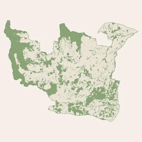 Saint-Georges-de-Mons : bois, forêts et landes