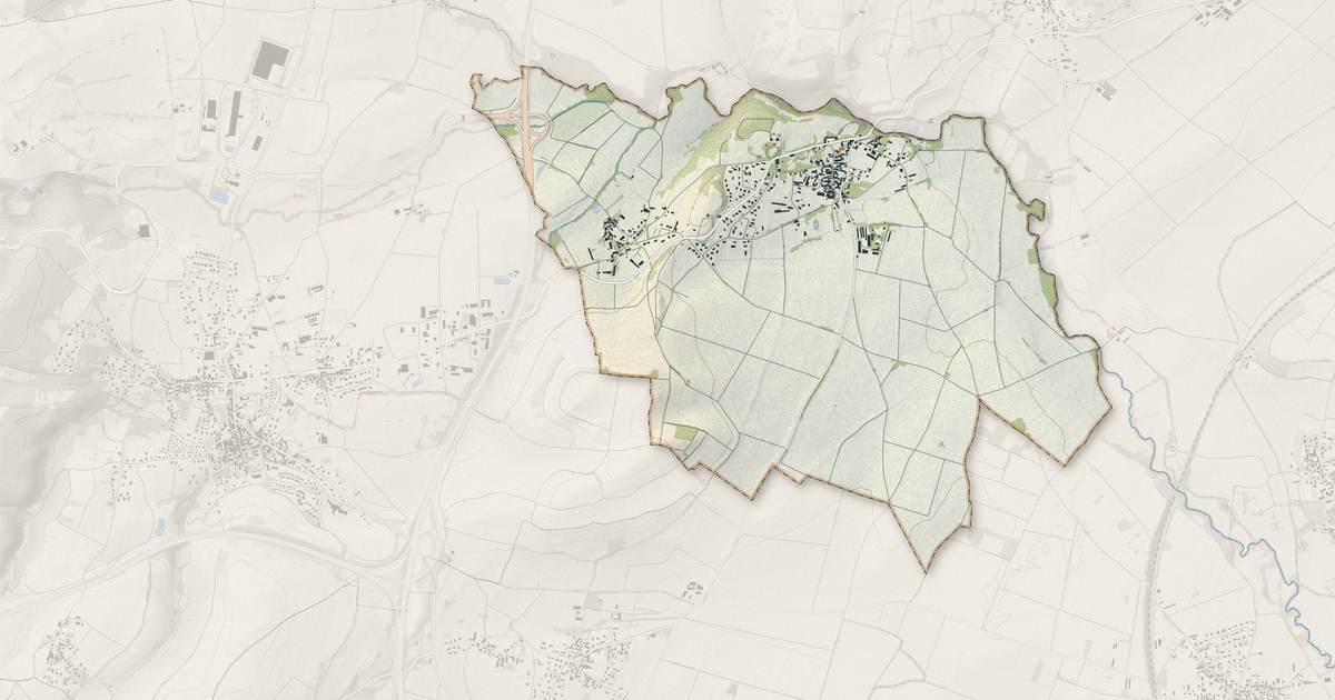 Portrait cartographique de Saint-Myon : relief, eau, forêts, bâti et voies, calculés à partir des données de l'IGN