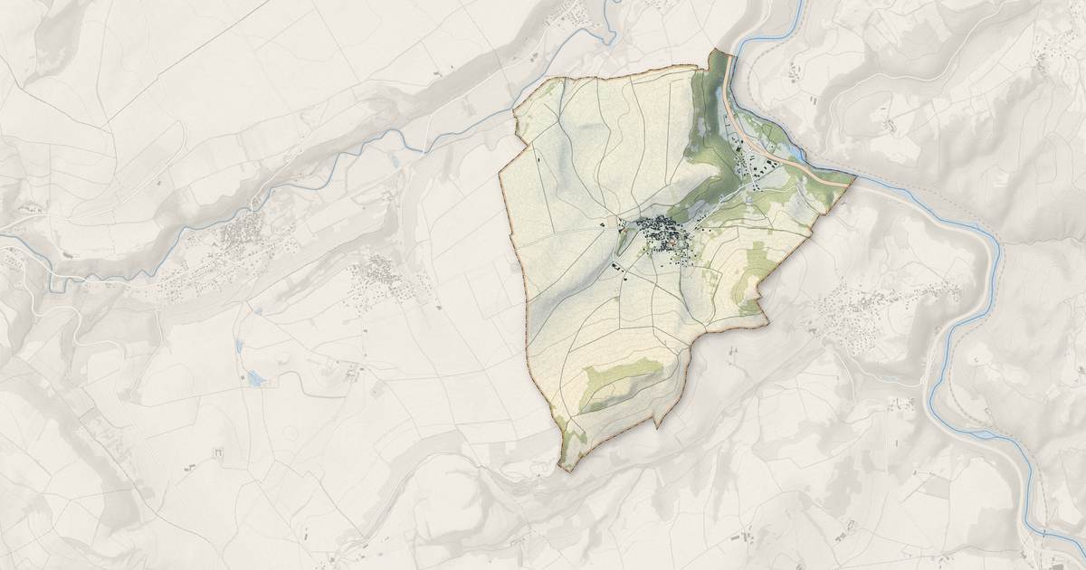Portrait cartographique de Sauvagnat-Sainte-Marthe : relief, eau, forêts, bâti et voies, calculés à partir des données de l'IGN