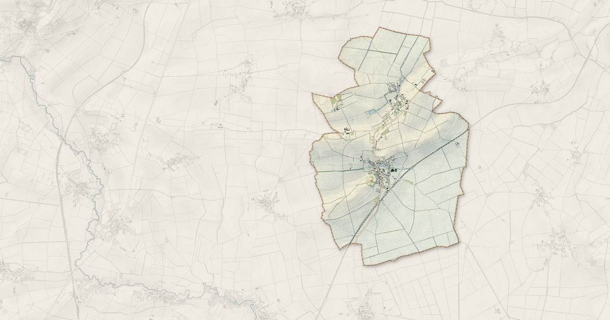 Portrait cartographique de Thuret : relief, eau, forêts, bâti et voies, calculés à partir des données de l'IGN