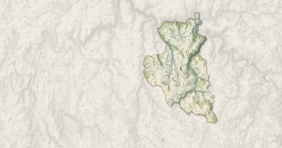 Portrait cartographique de Tours-sur-Meymont : relief, eau, forêts, bâti et voies, calculés à partir des données de l'IGN