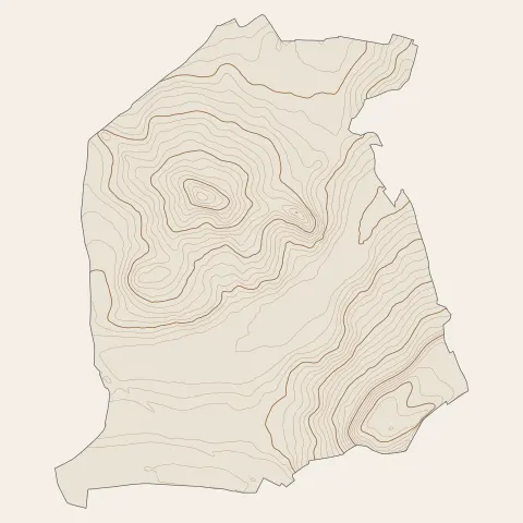 Veyre-Monton : courbes de niveau
