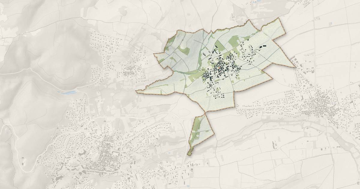 Portrait cartographique de Yssac-la-Tourette : relief, eau, forêts, bâti et voies, calculés à partir des données de l'IGN