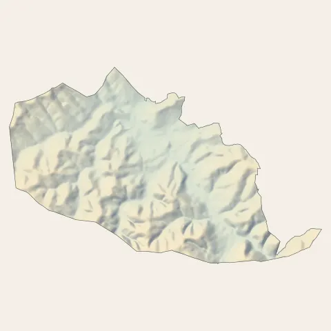 Ahetze : relief