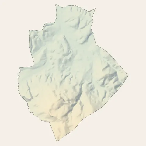 Ascain : relief