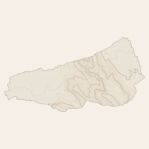 Bénéjacq : courbes de niveau