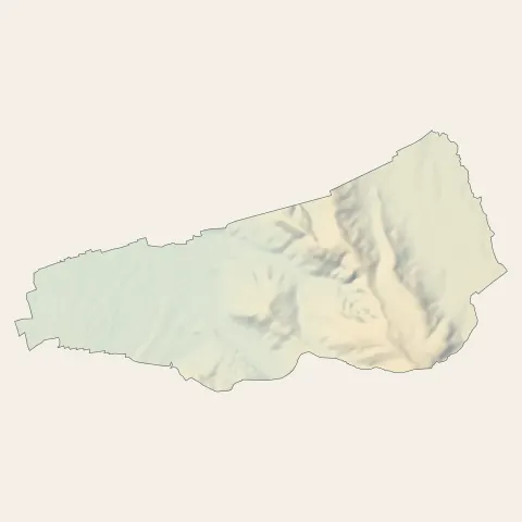 Bénéjacq : relief