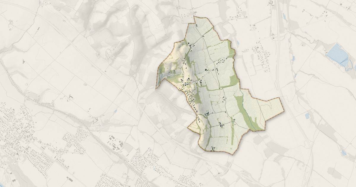 Portrait cartographique de Beyrie-en-Béarn : relief, eau, forêts, bâti et voies, calculés à partir des données de l'IGN