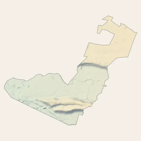 Bizanos : relief