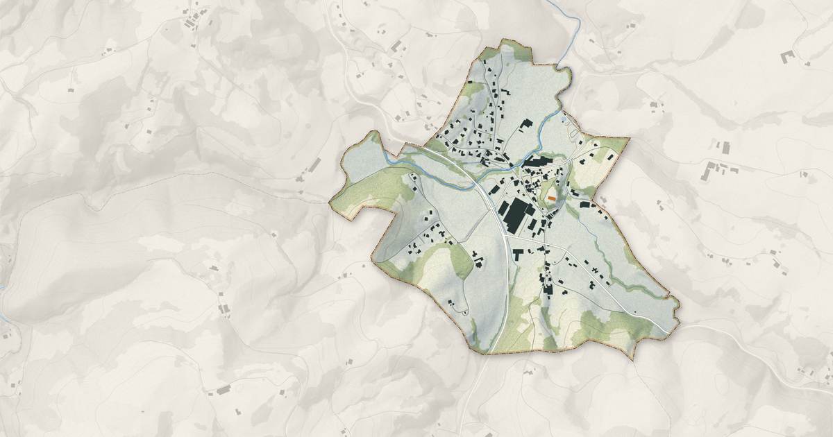 Portrait cartographique de Bonloc : relief, eau, forêts, bâti et voies, calculés à partir des données de l'IGN