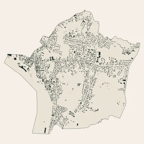 Boucau : bâti