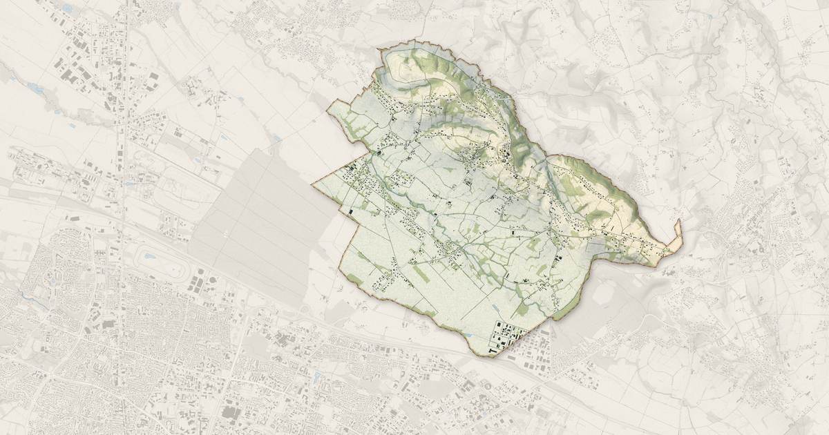 Portrait cartographique de Buros : relief, eau, forêts, bâti et voies, calculés à partir des données de l'IGN