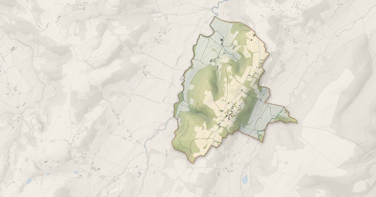 Portrait cartographique de Castéra-Loubix : relief, eau, forêts, bâti et voies, calculés à partir des données de l'IGN