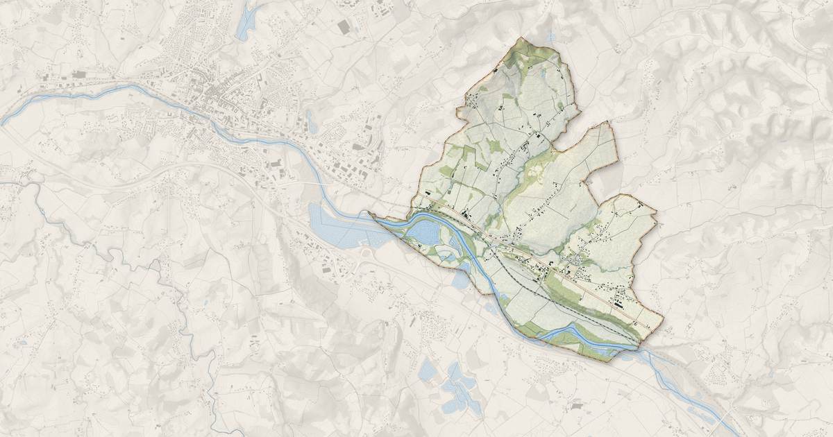 Portrait cartographique de Castétis : relief, eau, forêts, bâti et voies, calculés à partir des données de l'IGN