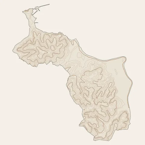 Ciboure : courbes de niveau