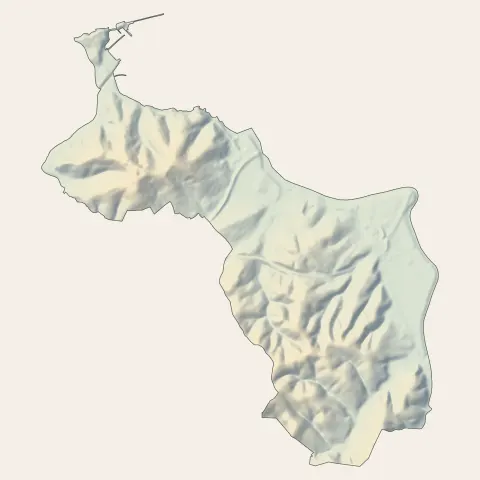 Ciboure : relief