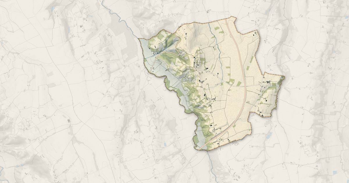 Portrait cartographique de Claracq : relief, eau, forêts, bâti et voies, calculés à partir des données de l'IGN