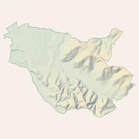 Coarraze : relief