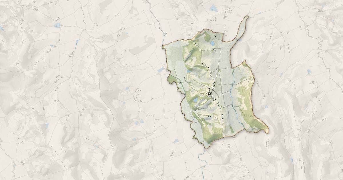 Portrait cartographique de Conchez-de-Béarn : relief, eau, forêts, bâti et voies, calculés à partir des données de l'IGN