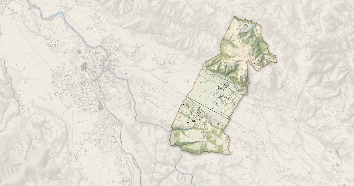 Portrait cartographique de Escout : relief, eau, forêts, bâti et voies, calculés à partir des données de l'IGN