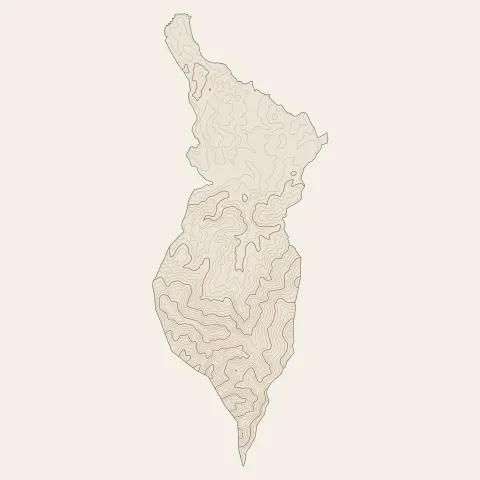Espelette : courbes de niveau