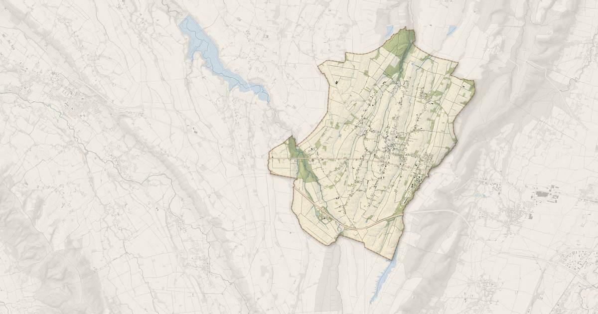 Portrait cartographique de Ger : relief, eau, forêts, bâti et voies, calculés à partir des données de l'IGN