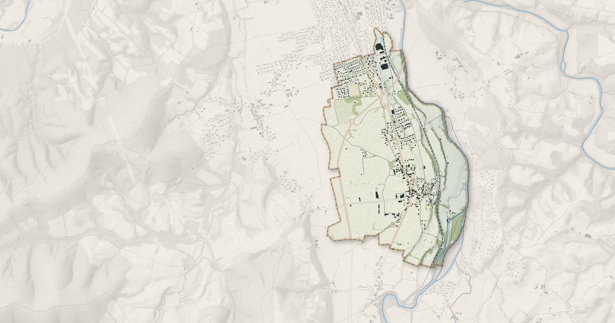 Portrait cartographique de Gurmençon : relief, eau, forêts, bâti et voies, calculés à partir des données de l'IGN