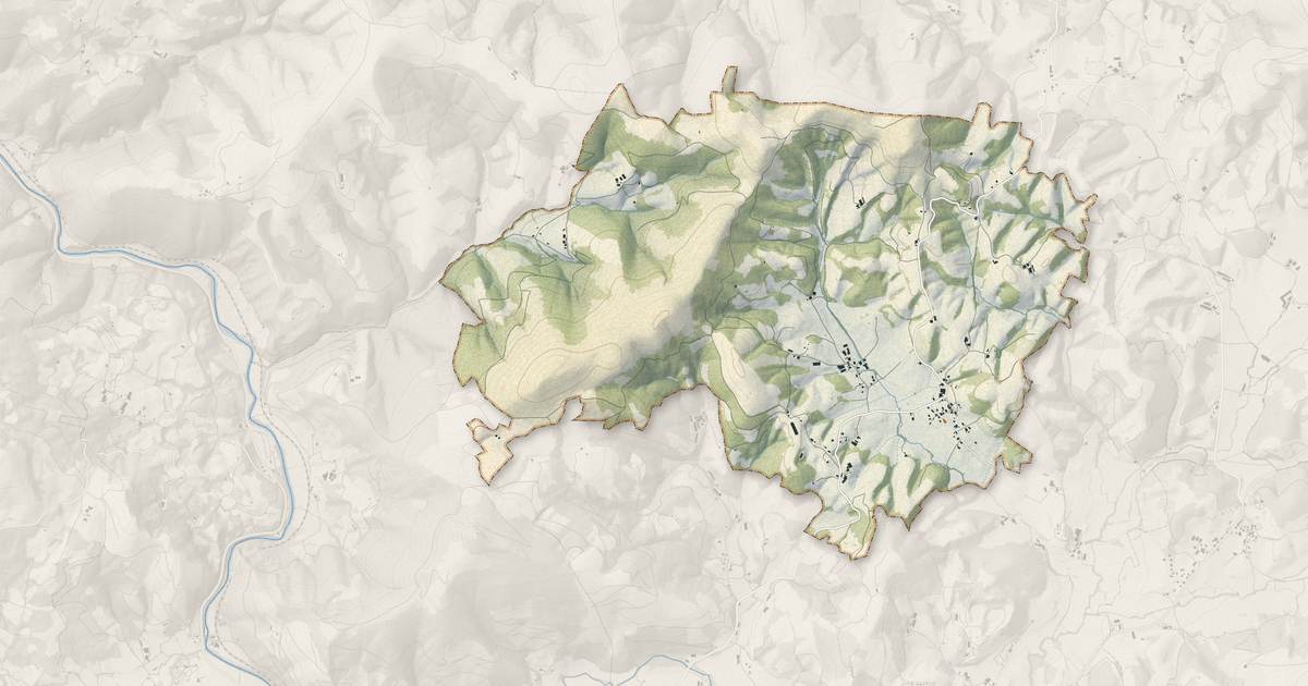 Portrait cartographique de Jaxu : relief, eau, forêts, bâti et voies, calculés à partir des données de l'IGN