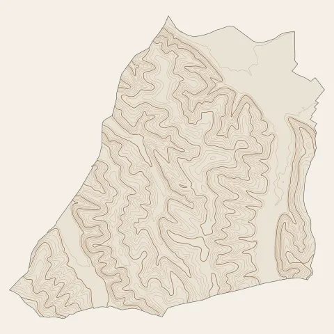 Jurançon : courbes de niveau