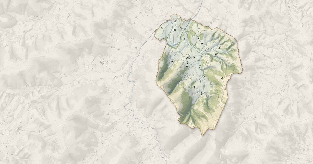 Portrait cartographique de Juxue : relief, eau, forêts, bâti et voies, calculés à partir des données de l'IGN