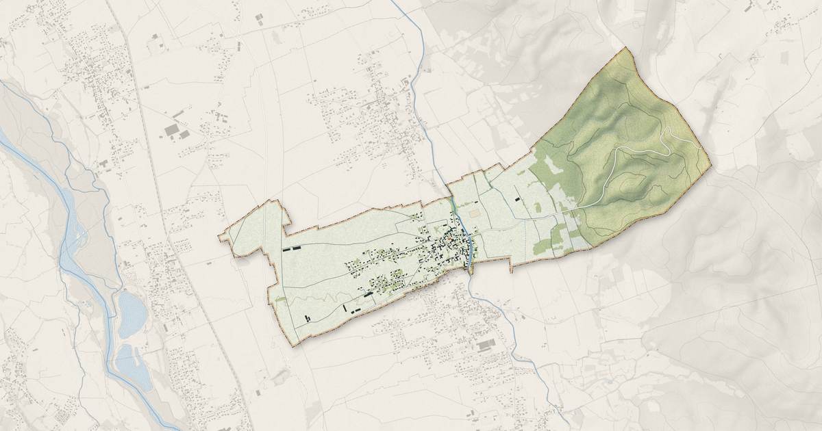 Portrait cartographique de Lagos : relief, eau, forêts, bâti et voies, calculés à partir des données de l'IGN