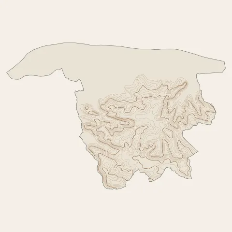 Lahonce : courbes de niveau