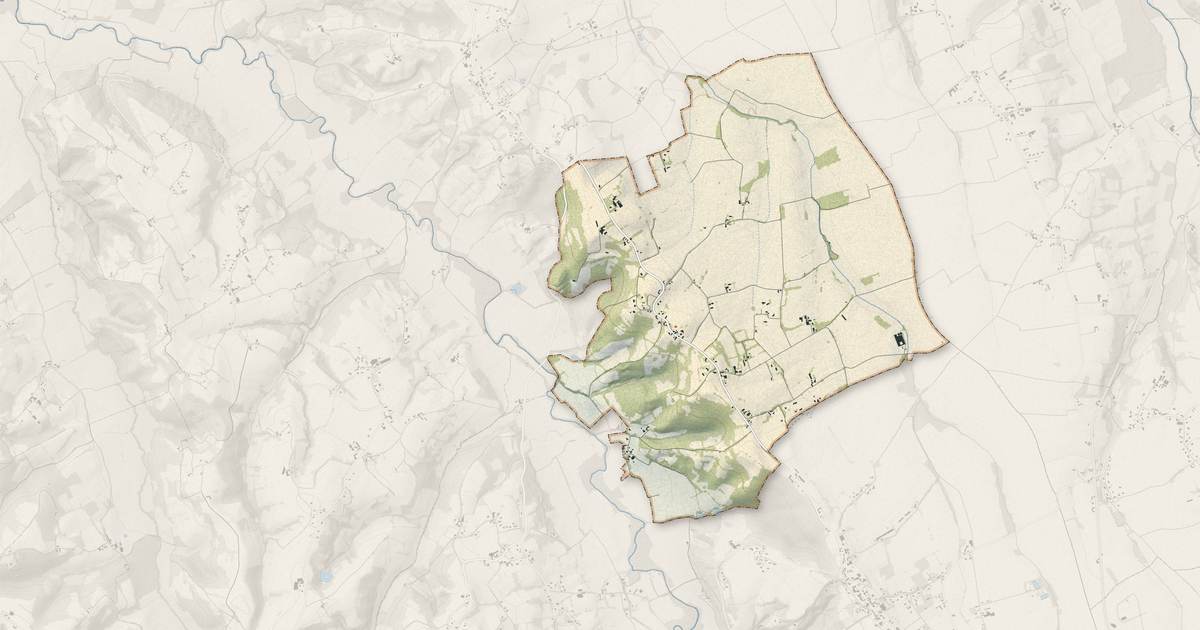 Portrait cartographique de Lème : relief, eau, forêts, bâti et voies, calculés à partir des données de l'IGN