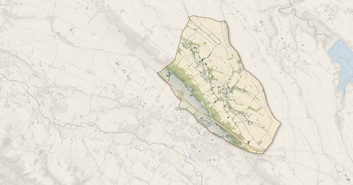 Portrait cartographique de Limendous : relief, eau, forêts, bâti et voies, calculés à partir des données de l'IGN