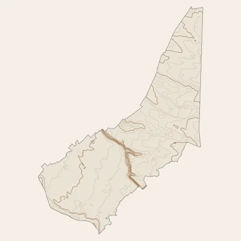 Lons : courbes de niveau