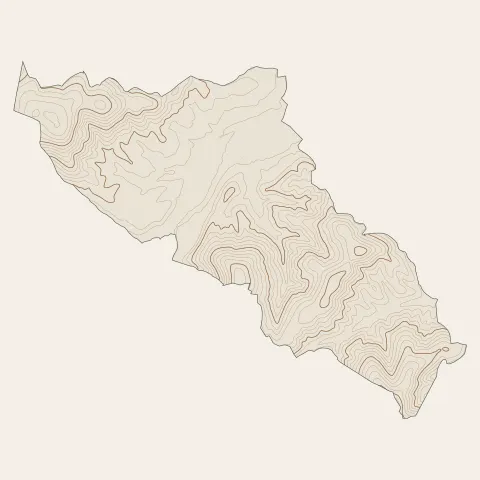 Mauléon-Licharre : courbes de niveau