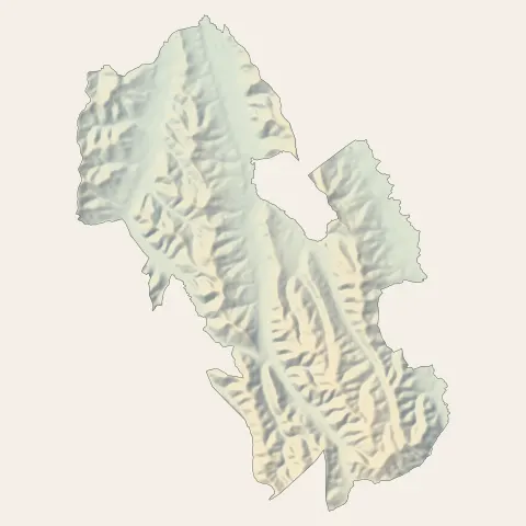 Monein : relief